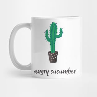 Funny „Angry cucumber“ Mug